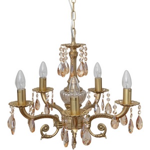 Изображение товара Подвесная люстра Abrasax Sylvia L.8110-5YB в виде свечи