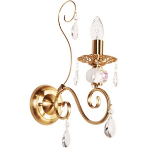 Изображение товара Бра MBK9431/1 Abrasax BRASS в виде свечи с подвесками