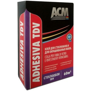 Изображение товара Клей обойный 10132-250 ADHESIVA TDV gr, (для обоев под покраску, стеклообоев, фресок) АСМ 10132-250R