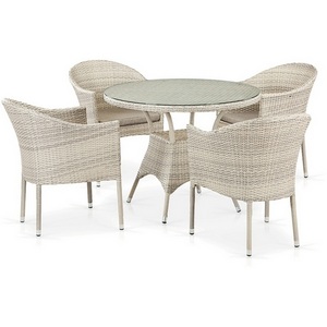 Изображение товара Комплект плетеной мебели Afina T190A/Y350A-W85-D96 Latte 4Pcs