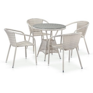 Изображение товара Комплект плетеной мебели Afina T705ANT/Y137C-W85 4Pcs Latte