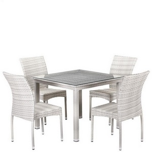 Изображение товара Комплект плетеной мебели Afina T257C/Y380-W85-90x90 4Pcs Latte