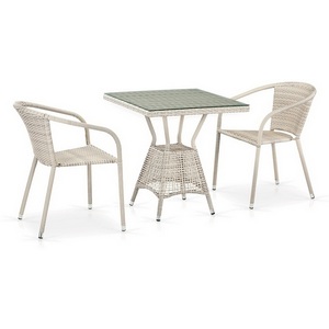 Изображение товара Комплект плетеной мебели Afina T706/Y137C-W85 2Pcs Latte
