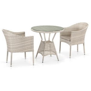 Изображение товара Комплект плетеной мебели Afina T705ANT/Y350-W85 2Pcs Latte