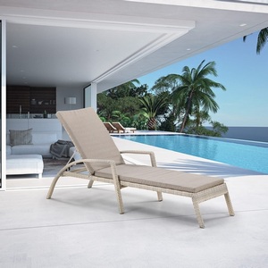 Изображение товара Шезлонг-лежак Afina плетеный A30C2-W85 Latte с матрасом
