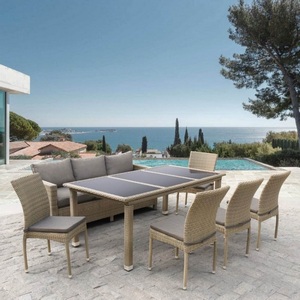 Изображение товара Комплект плетеной мебели Afina T365/S65/Y380B-W65 Light Brown (8+1)
