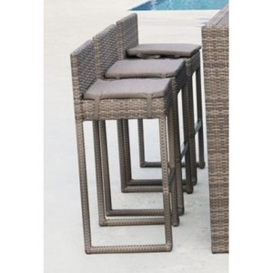 Изображение товара Плетеный барный стул Afina Y390G-W78 Grey