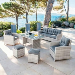 Изображение товара Комплект плетеной мебели AFM-311GL Grey (Искусственный ротанг/Серый) Afina