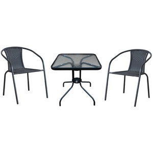 Изображение товара Комплект мебели Асоль LRC03/LRT03-60x60 Black (2+1) Afina