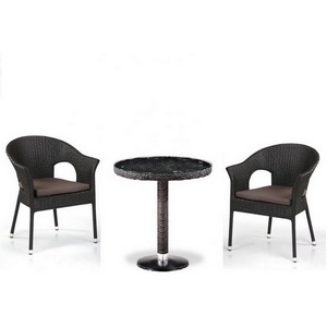 Изображение товара Кофейны комплект плетеной мебели T601/Y79A-W53 Brown (2+1) (Искусственный ротанг) Afina