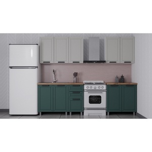 Изображение товара ГК Аленушка 2 м Лилия Керамика/Изумруд, черный (без столешницы)