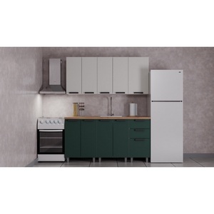 Изображение товара ГК Аленушка 1,6м Лаванда Керамика/Изумруд,скоба черный,сонома