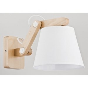 Изображение товара Деревянное бра на гибкой ножке R Alfa Joga White 23970