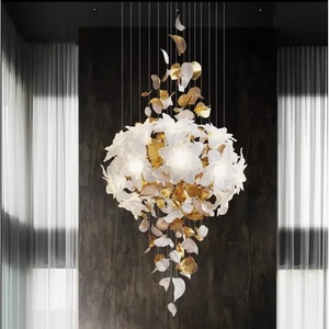 Изображение товара Подвесная люстра каскадная Alfa Light F0124-23 с цветами