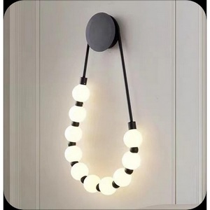 Изображение товара Настенный светильник с гибким неоном Alfa Light F0324-66 (плафоны шарики)