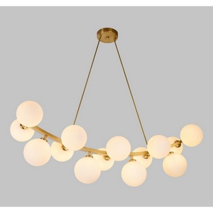 Изображение товара Подвесная люстра для гостиной Alfa Light F1624-21 (плафоны шарики)