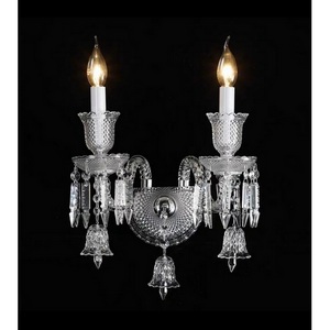 Изображение товара Бра хрусталь Alfa Light F3424-04 в виде свечи с подвесками