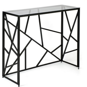 Изображение товара Консольный стол AllConsoles 1051-CB grey черный муар (прямоугольная столешница, П-образная опора)