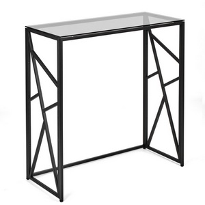 Изображение товара Консольный стол AllConsoles 1103-CB grey черный муар (прямоугольная столешница, П-образная опора)