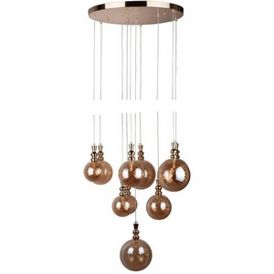 Изображение товара Подвесной светильник AM Group AM354 AM354-10 AMBER в форме шара