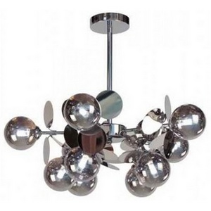 Изображение товара Потолочная люстра на штанге AM Group AM396 SP10 CHROM в форме шара