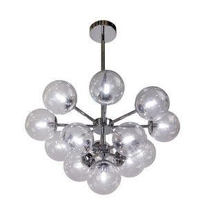 Изображение товара Потолочная люстра молекулы на штанге AM Group AM490 CH