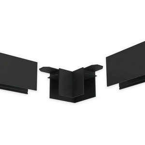 Изображение товара Угловой соединитель горизонтальный для накладного шинопровода черный AM Group AM543 BK SMART