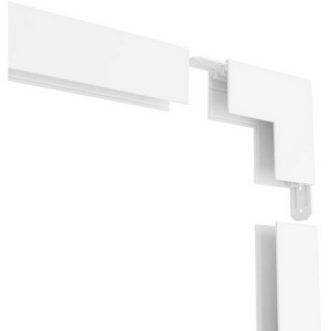 Изображение товара Угловой соединитель внутренний для накладного шинопровода белый AM Group AM544 WH SMART