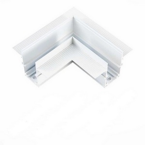 Изображение товара Угловой соединитель горизонтальный для встраиваемого шинопровода белый AM Group AM546 WH SMART