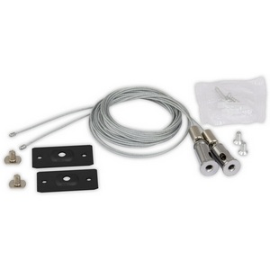 Изображение товара Подвесной трос для накладного шинопровода черный AM Group AM549 BK