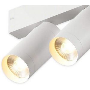 Изображение товара Трековый светильник однофазный светодиодный 220V 2X10W AM Group PLAIN CYLINDER AM590 2X10W 3000K WH