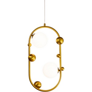 Изображение товара Подвесной светильник AM Group AM8748 AM8748-2GAB в форме шара