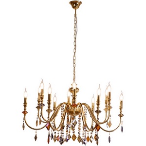 Изображение товара Подвесная люстра AM Group HUGO SP12 GL в виде свечи