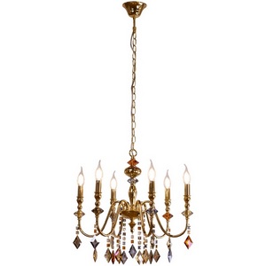 Изображение товара Подвесная люстра AM Group HUGO HUGO SP6 GL в виде свечи