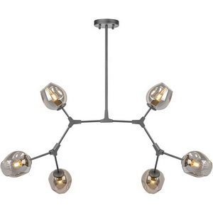Изображение товара Потолочная люстра на штанге AM Group LOFT-6 BK