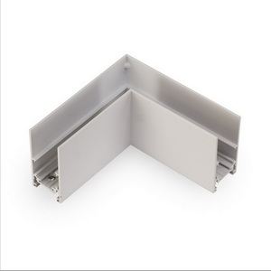 Изображение товара Коннектор угловой для накладного магнитного шинопровода AM Group MAGNET AM401 LL-20B 90° горизонтальный WH