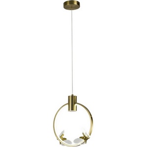 Изображение товара Подвесной светильник светодиодный с бабочками AM Group MARIPOSA SP2 POLISHED GOLD