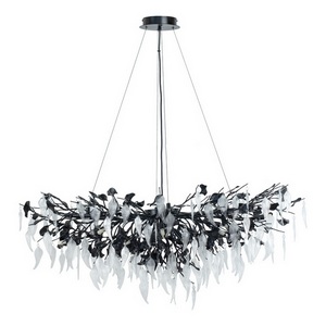 Изображение товара Подвесная люстра AM Group WOODSTAR WOODSTAR L1200 BK листья