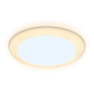 Изображение товара Встраиваемый светильник круглый светодиодный с подсветкой Ambrella Downlight DCR307