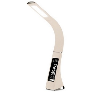 Изображение товара Настольная лампа светодиодная диммируемая для школьника с выключателем регулировкой цветовой температуры часами термометром и будильником Ambrella Desk DE511