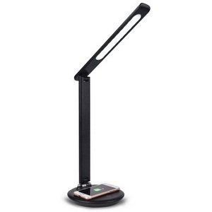 Изображение товара Настольная лампа складываемая для школьника светодиодная диммируемая с выключателем регулировкой цветовой температуры и беспроводным ЗУ Ambrella Desk DE521