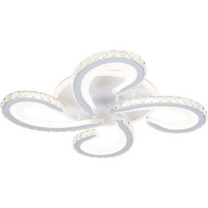 Изображение товара Потолочная светодиодная люстра с пультом Ambrella Acrylica Ice FA1702 (Умный дом)