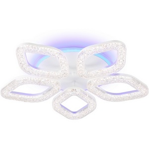 Изображение товара Люстра потолочная светодиодная с rgb подсветкой (+ночной режим) с подсветкой и пультом Ambrella Original FA3925 с цветами