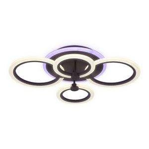 Изображение товара Потолочная люстра светодиодная с пультом регулировкой цветовой температуры и яркости ночным режимом Ambrella Acrylica FA526 (Умный дом)