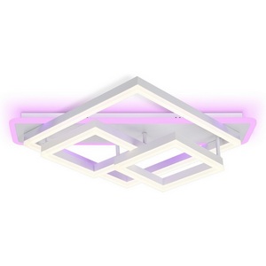 Изображение товара Потолочная светодиодная люстра (+ночной режим) RGB с пультом Ambrella Acrylica Disk FA8531 (Умный дом)