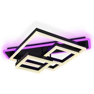 Изображение товара Потолочная светодиодная люстра (+ночной режим) RGB с пультом Ambrella Acrylica Disk FA8533 (Умный дом)