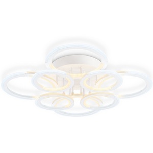 Изображение товара Потолочная люстра (+ночной режим) светодиодная на штанге с пультом Ambrella ACRYLICA FA8945 кольцо