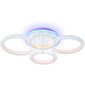 Изображение товара Люстра потолочная светодиодная с rgb подсветкой (+ночной режим) с подсветкой и пультом Ambrella Original FA9524 кольцо