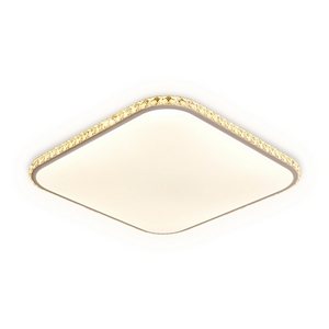 Изображение товара Потолочный светильник светодиодный с подсветкой и пультом регулировкой цветовой температуры яркости ночным режимом Ambrella Crystal FF75