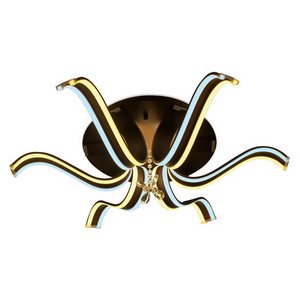 Изображение товара Потолочная люстра светодиодная с пультом, регулировкой яркости, цветовой температуры, ночным режимом и таймером Ambrella Line FL144